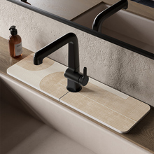 北欧风硅藻泥水龙头吸水垫洗手台厨房水池沥水垫卫生间洗漱台面垫