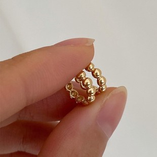S925���y�18K������С���ۚ��|ͨ�ڰٴ�Ins�L���sŮ