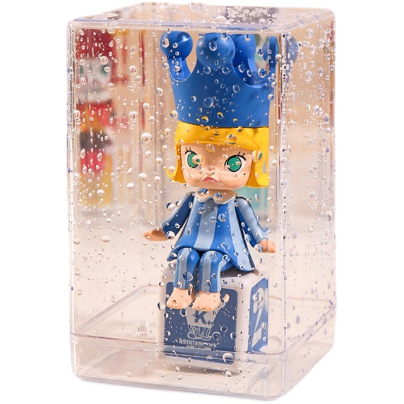 Blind Box storage display stand large capacity acrylic fully transparent large capacity hand-made shelf bubble Mart display box