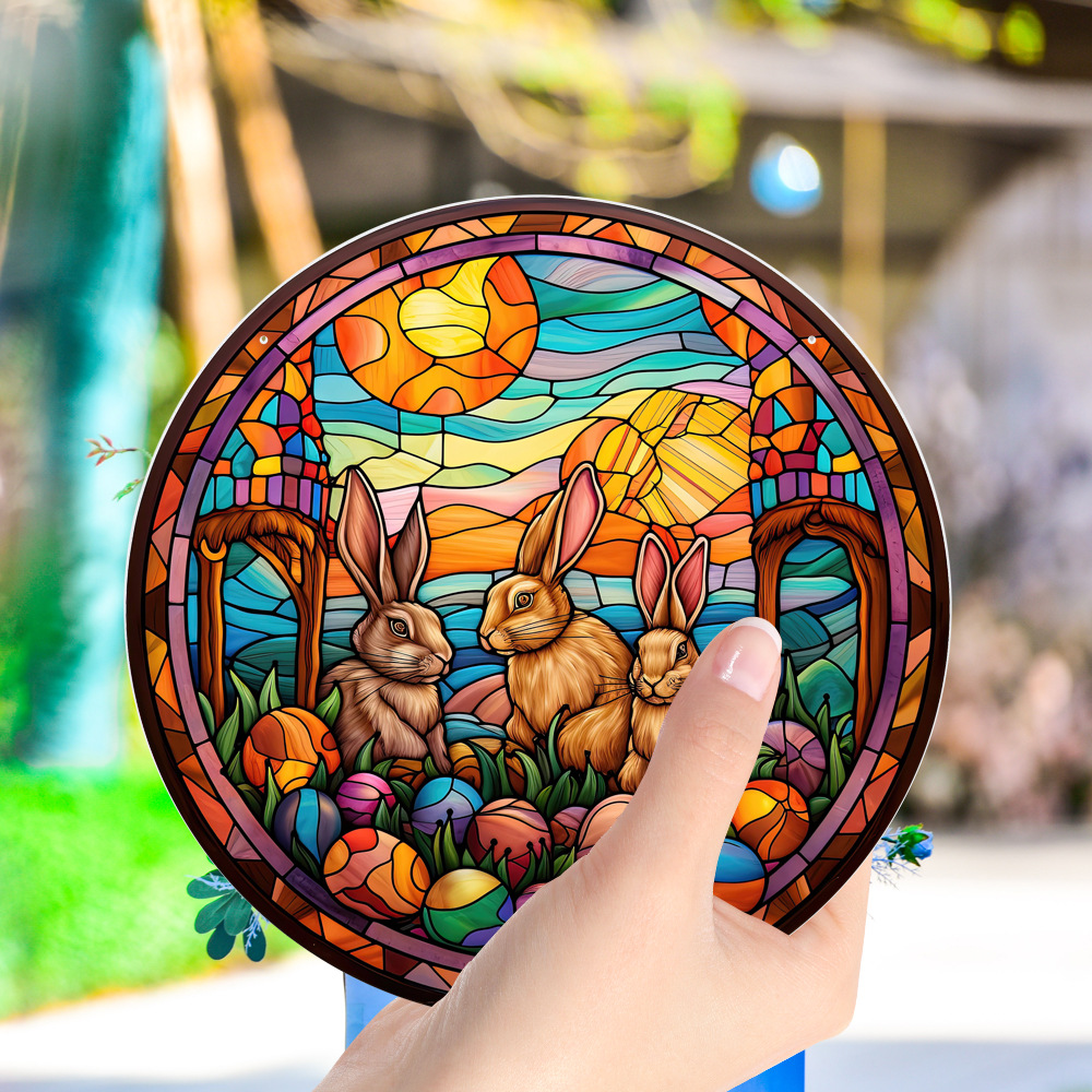95g Weight pendant Home Textiles & Decor Type Acrylic Material Easter Festival Rabbit Pattern Casual, Elegant, Classical Style Easter Casual Elegant Classical Rabbit Arylic Party Supplies Decorations 81
