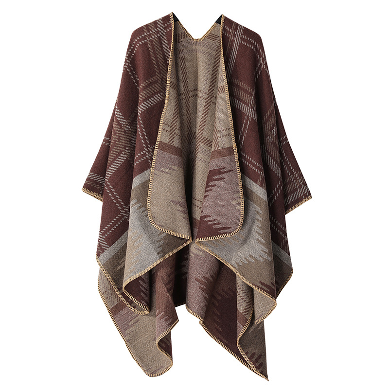 Sciarpa unisex Scialle alla moda versatile mantello spesso coperta cappotto sciarpe calde_voghion.com