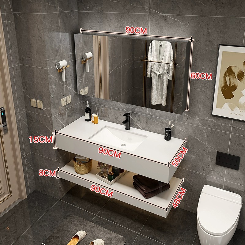 90cm con gabinete de espejo ordinario