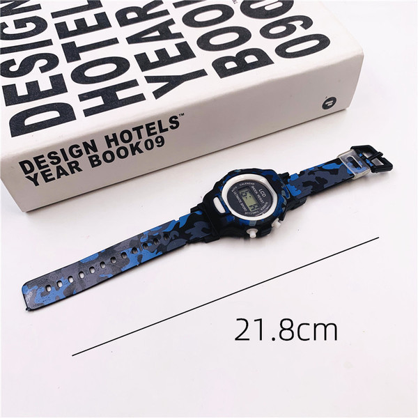 Camouflage cartoon digital watch for boys and girls