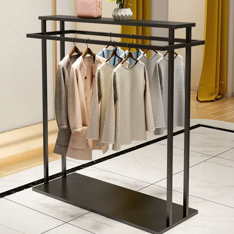 服装店中岛展示架落地式男女裤子挂衣架商场中间双排童装陈列货架