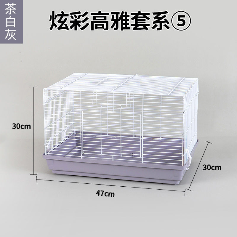 Jaula de hámster grande 47 jaula básica conjunto completo de suministros de jaula de hámster oro oso nido villa paquete de doble piso al por mayor