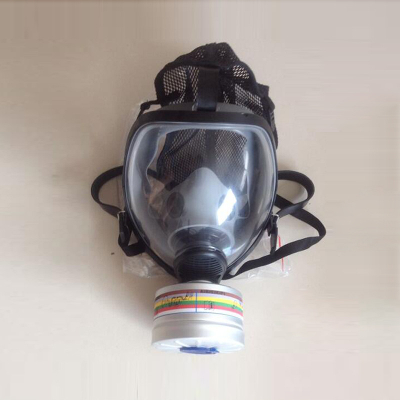 封闭式面具供应全面罩大视眼防护面具 透明全脸防护防护面罩