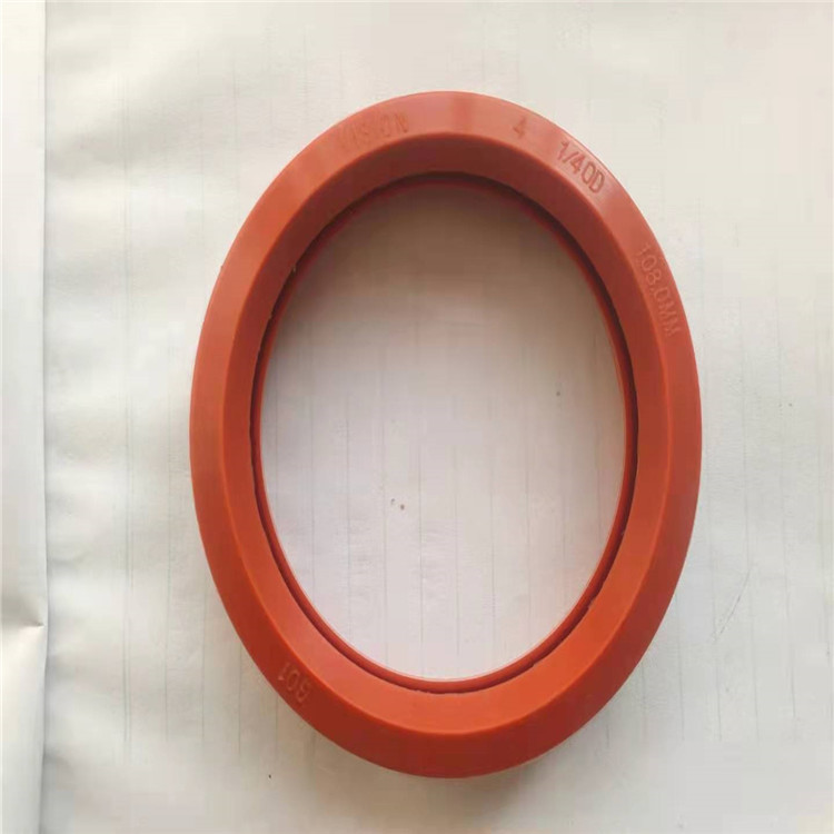 厂家直供空压机硅胶圈DN200DN250DN300 红色卡箍圈氟胶卡箍圈