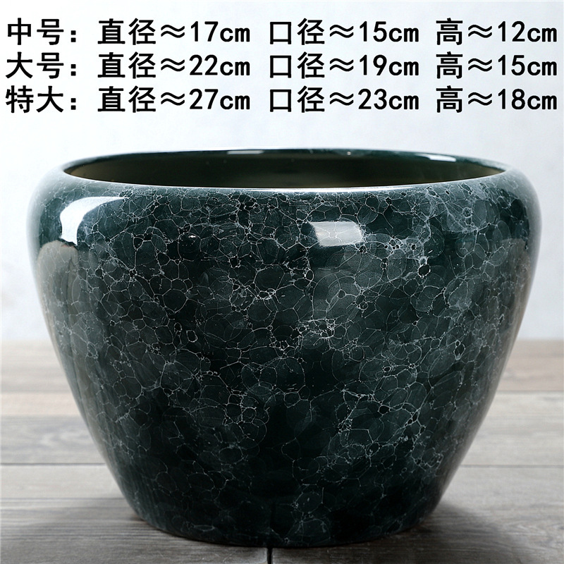 新款陶瓷花盆特大号北欧风格创意室内外发财树绿萝盆栽花盆|undefined