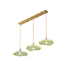 Copper modern and minimalistic creative bar ceiling lamp for living room, glossy lights for gazebo for corridor