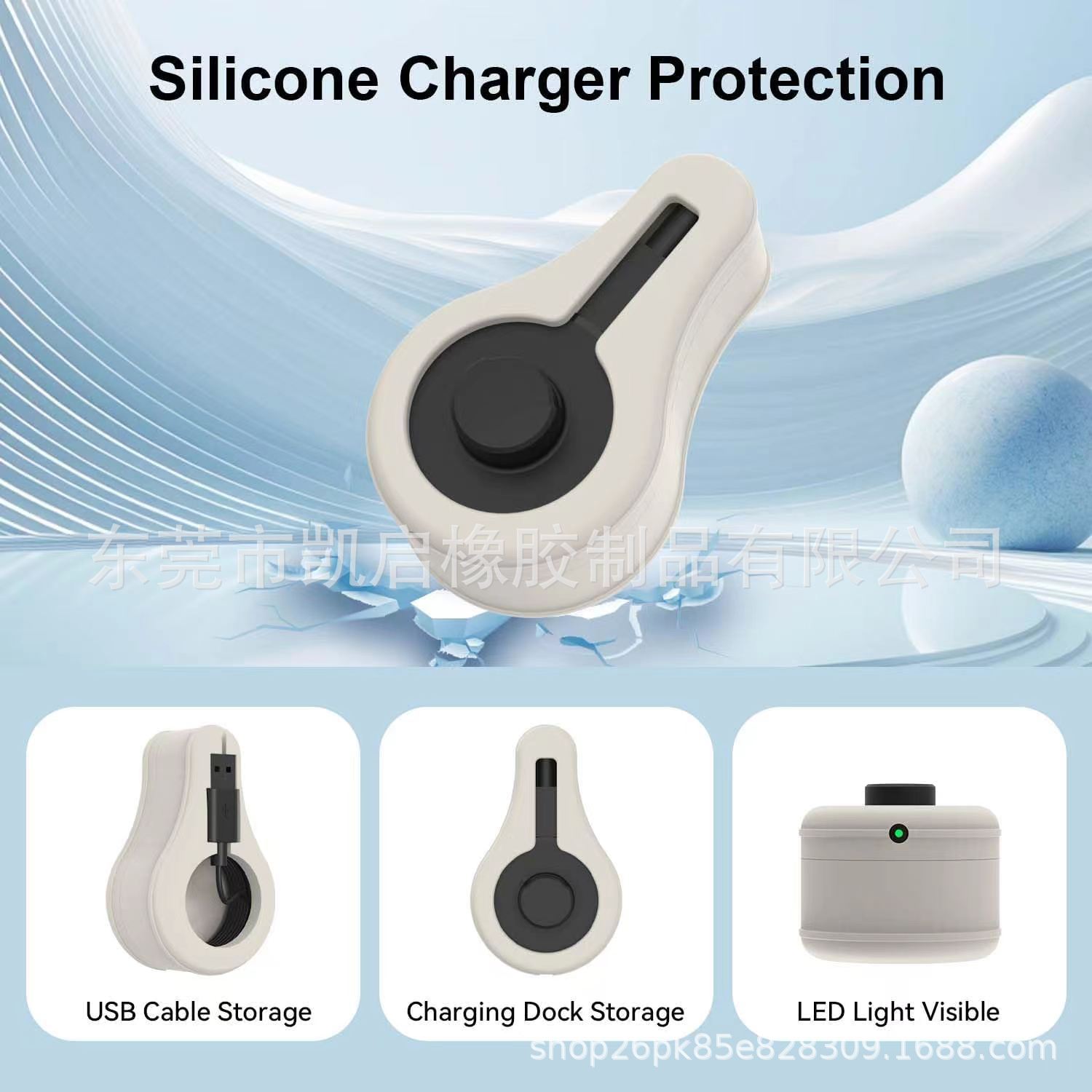 (2개) 모든 크기를 위한 아마존 새로운 오우라 반지 GEN3 충전기 실리콘 케이스 6-13