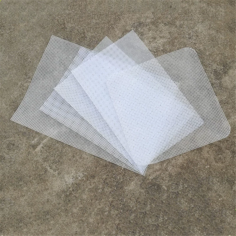 Ручная вязаная пластиковая сетка с крючком Сетчатая сумка Нижний вкладыш Размер сетки Сетка с круглым отверстием Сетчатая сумка Обрезаемая сетка