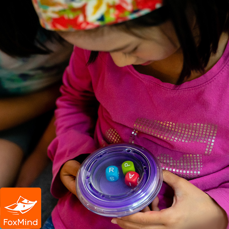 Foxmind Word Slam Aprendiendo palabras inglesas rápidamente Juguetes de puzzle para niños Juguetes de mesa interactivos para padres e hijos