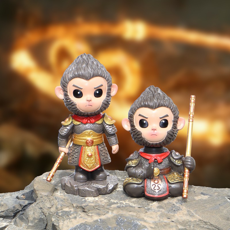 Black Myth Wukong Decoration Creative Cartoon Great Sage Doll Boys Car Supplies New Car Decoration Boys Car Products