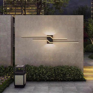 Outdoor Waterproof Wall Lamp Courtyard Wall Spotlight Linear Wall Washer Lamp Villa Exterior Wall Projection Linear Lamp Courtyard Decoration