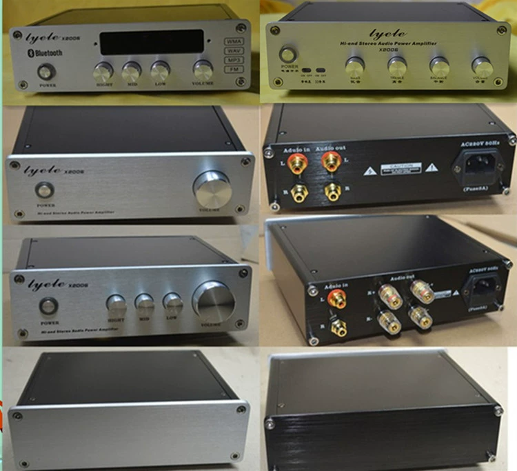 X2006 Мини-алюминиевый корпус усилителя, корпус ЦАП/предусилителя 203