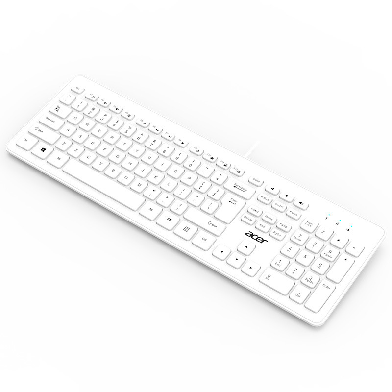 エイサー 有線キーボード オフィス タイピング 家庭用 ビジネス ゲーム eスポーツ ノートパソコン 外付け デスクトップ USB 静音|undefined