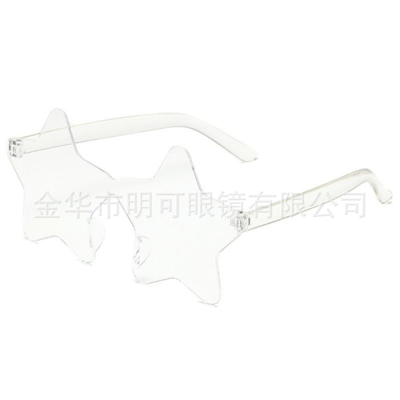 Gafas de Sol Sin Marco con Forma de Estrella de Plástico ABS para Fiestas