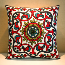 批发批发民族风刺绣抱枕沙发客厅办公室午睡靠垫床头靠枕中式抱枕
