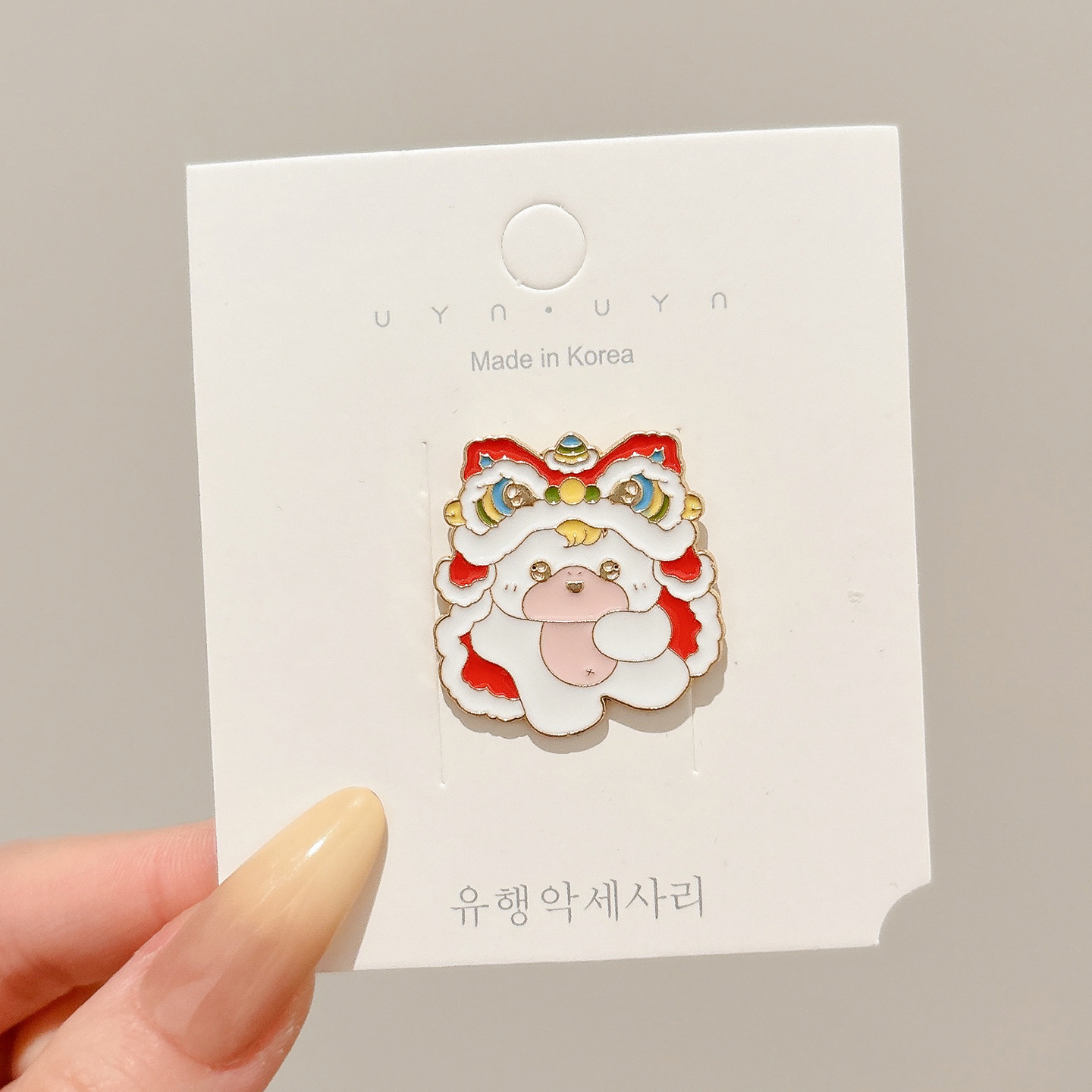 2026 Año Nuevo Zodiaco Año del Caballo Año de la Vida Broche Mujeres lindos dibujos animados insignia metálica ropa fija pin accesorios