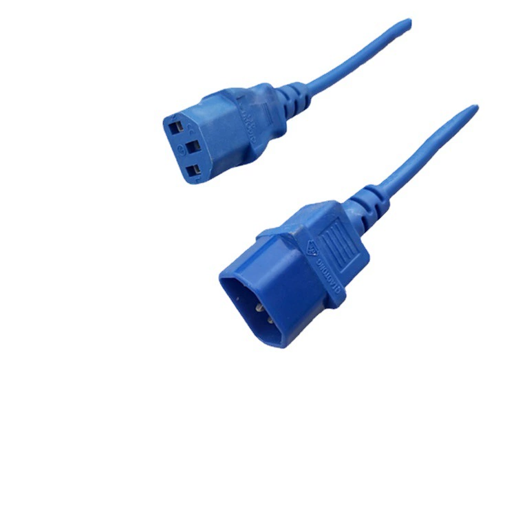 Трехкомпонентный комплект IEC320 C13-C14 шнур питания с вилкой и розеткой, удлинительный кабель