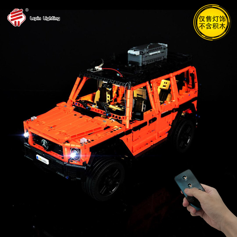 LP building block lighting is suitable for Lego machinery group 42177 Mercedes-Benz G500 off-road vehicle remote control lighting LP building block lighting is suitable for Lego machinery group 42177 Mercedes-Benz G500 off-road vehicle remote control lighting