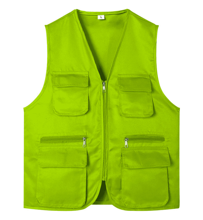 Ropa de trabajo voluntaria chaleco impresa tridimensional grupo de construcción voluntario chaleco voluntario publicidad de bienestar público bolsillo