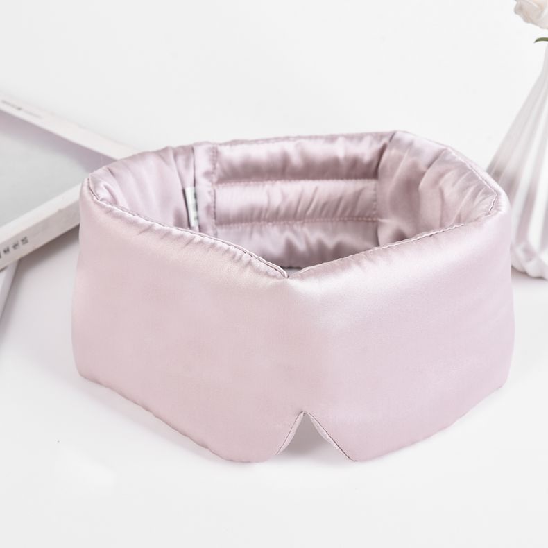 Máscara de ojo de seda de mora Máscara de ojo de seda de velcro