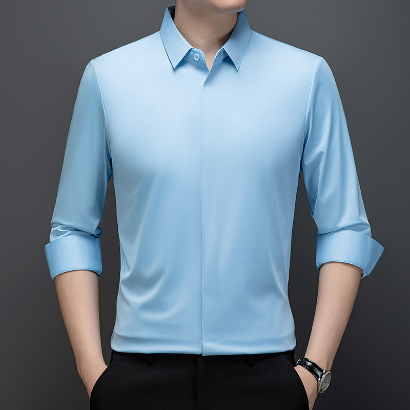 7025 싱글긴팔-하늘색