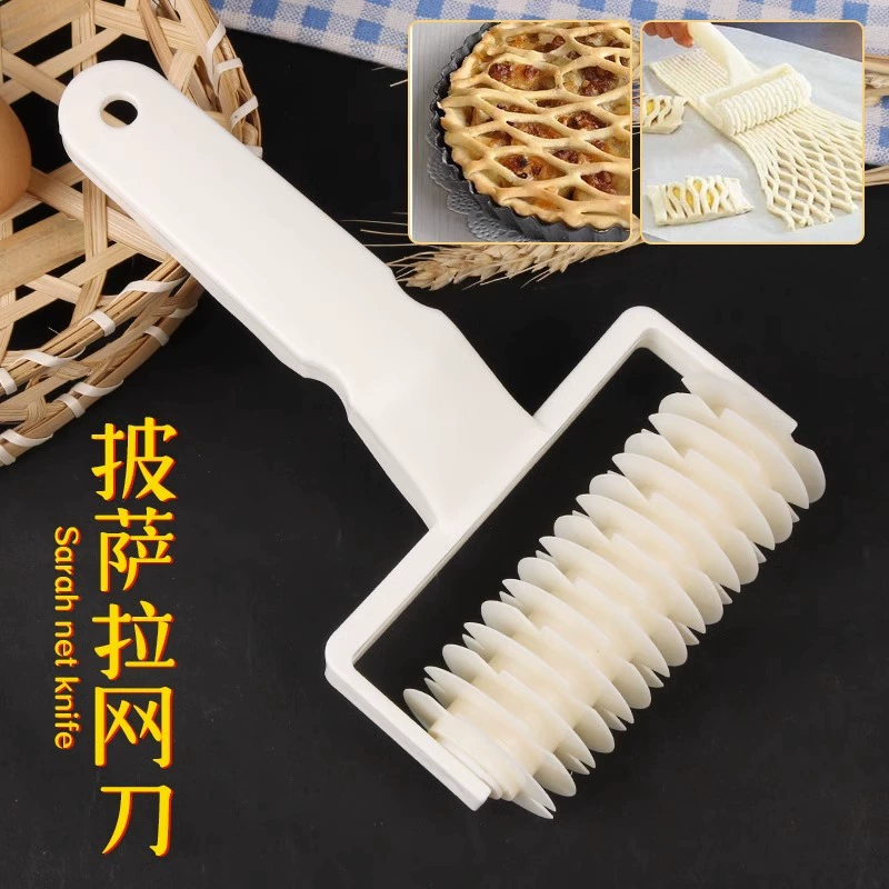 Пластиковый Протяжка нож Печенье Пицца пирог обработка формы тесто ролик колесо нож хлеб плита Инструмент выпечки