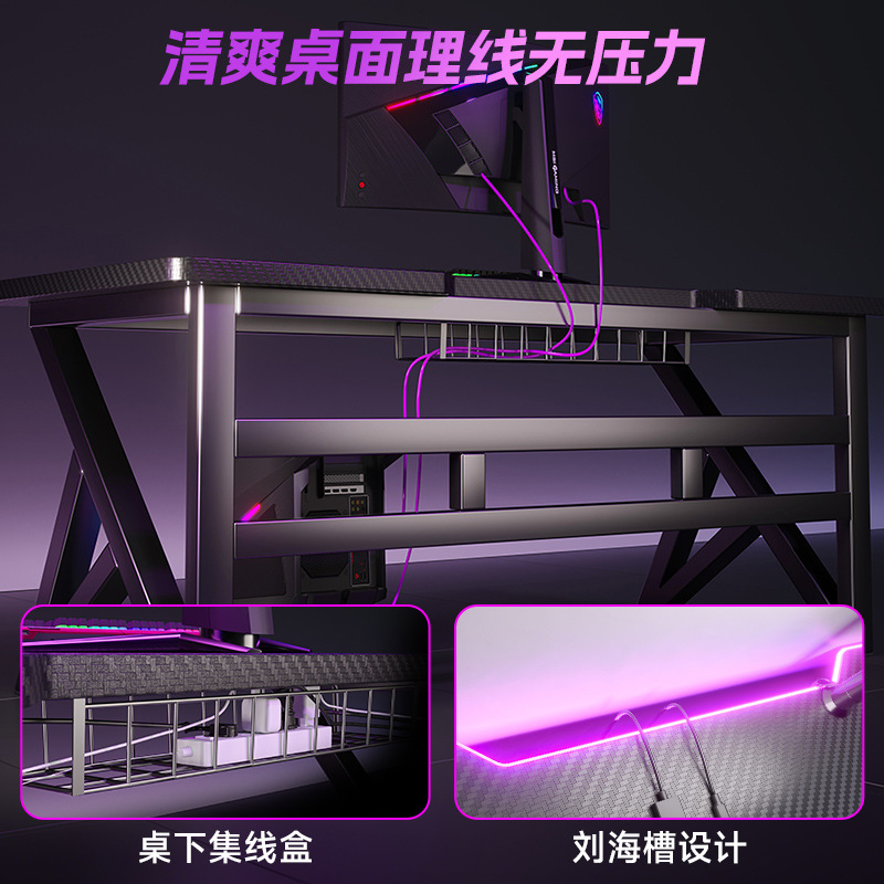 Escritorio de computadora de madera maciza, dormitorio de escritorio, escritorio simple para el hogar, escritorio de estudio para estudiantes, mesa de juegos de fibra de carbono, banco de trabajo