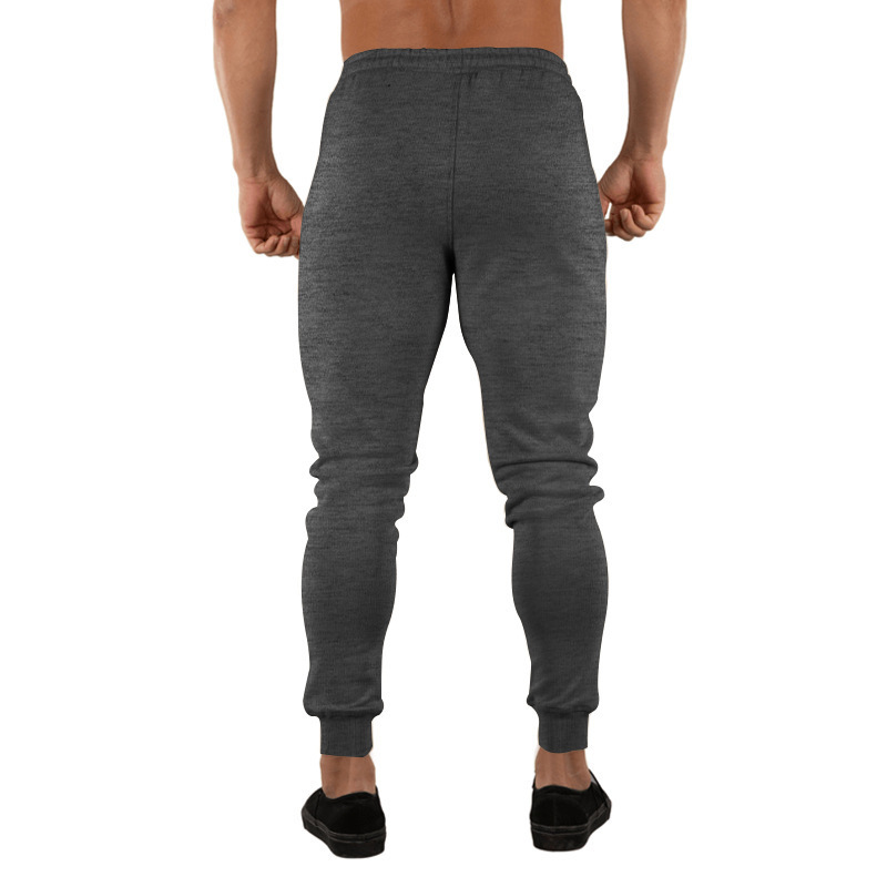Versatile Men's Slim Fit Casual Pants With Tether Detail_voghion.com