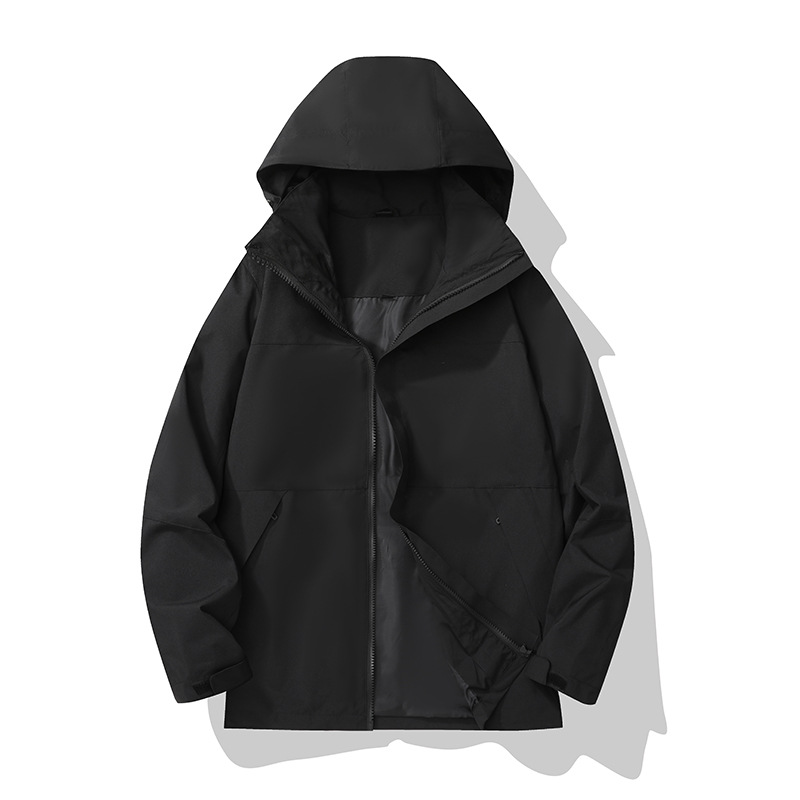 Otoño y invierno vestir de asalto hombre desmontable a prueba de viento impermeable herramienta de tamaño grande chaqueta funcional pareja abrigo image 9