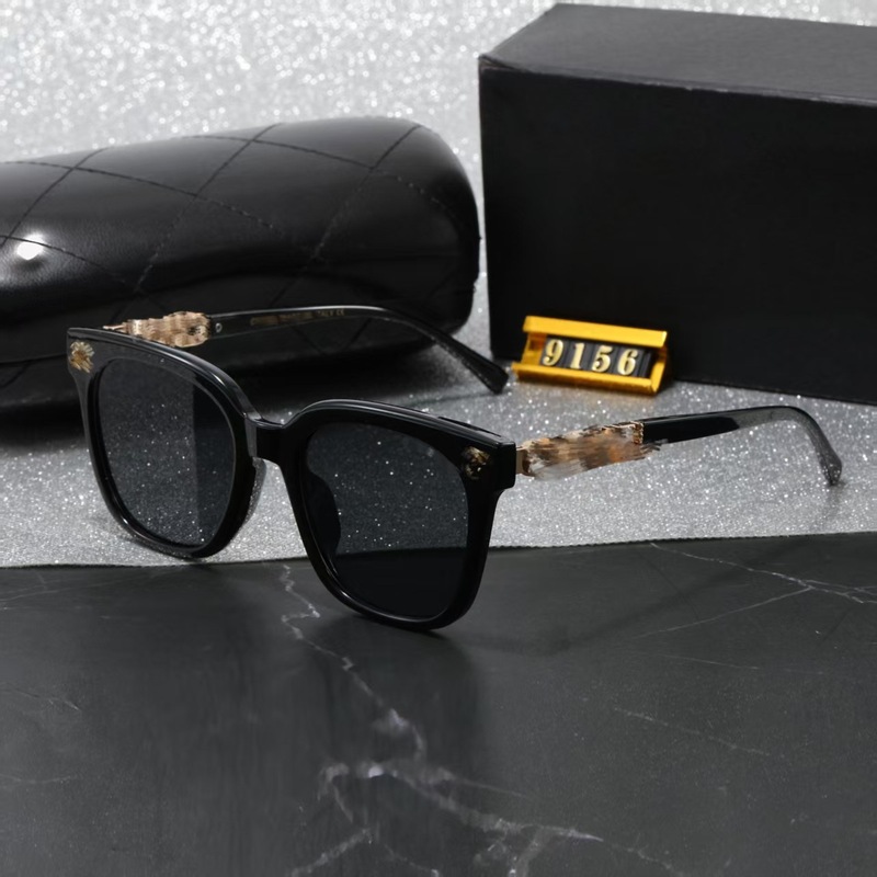 0748 Black Warrior Xiaoxiang Plain Sunglasses with Lettering on the Temples, Versatile Sunglasses, Non-Prescription Glasses, Ins Style