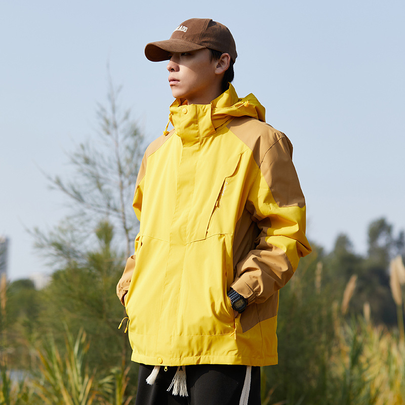 남성-오렌지 (3 대 1 밍크 벨벳 라이너)