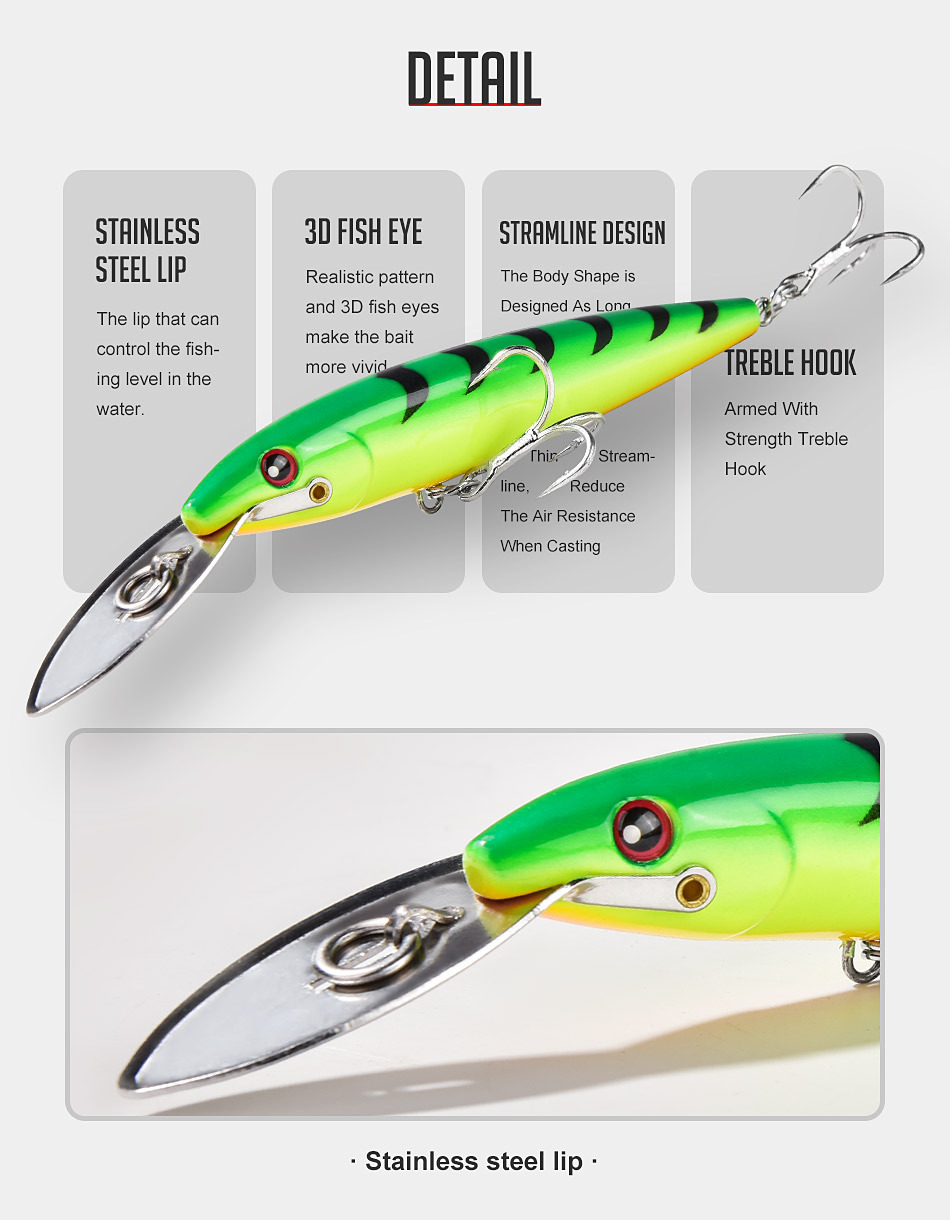 9 Colors Floating Jerkbaits Lures Hard Plastic Minnow Baits Fresh Water Bass Swimbait Tackle Gear