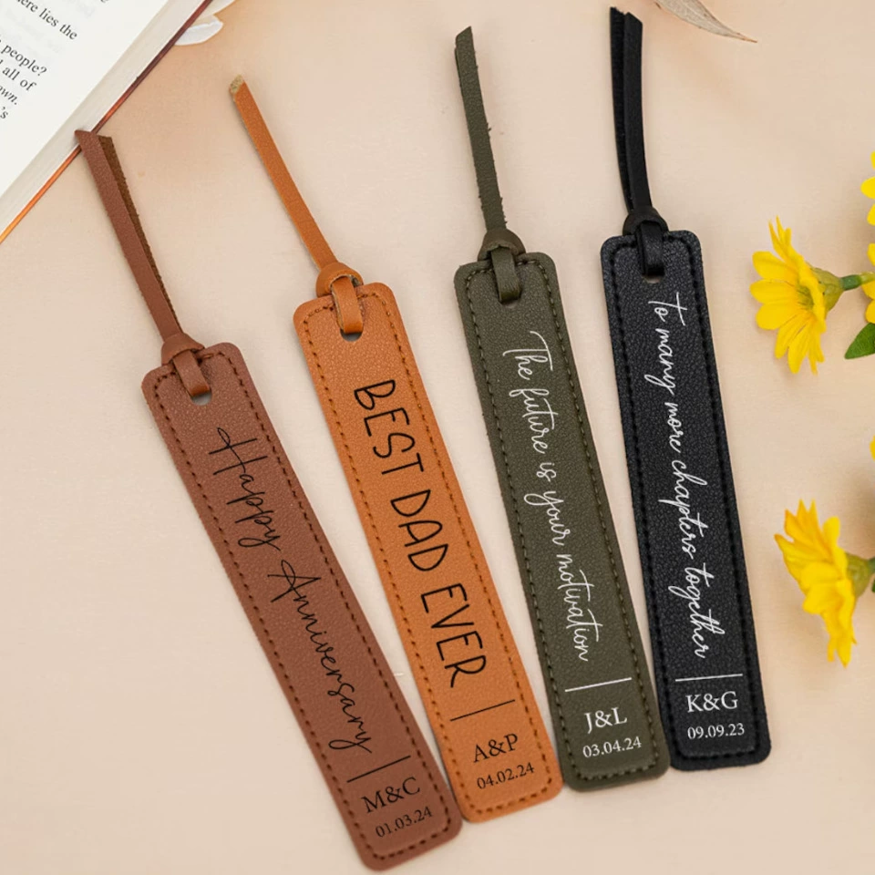 Горячая продажа кожаная закладка многоцветная подписка на чтение