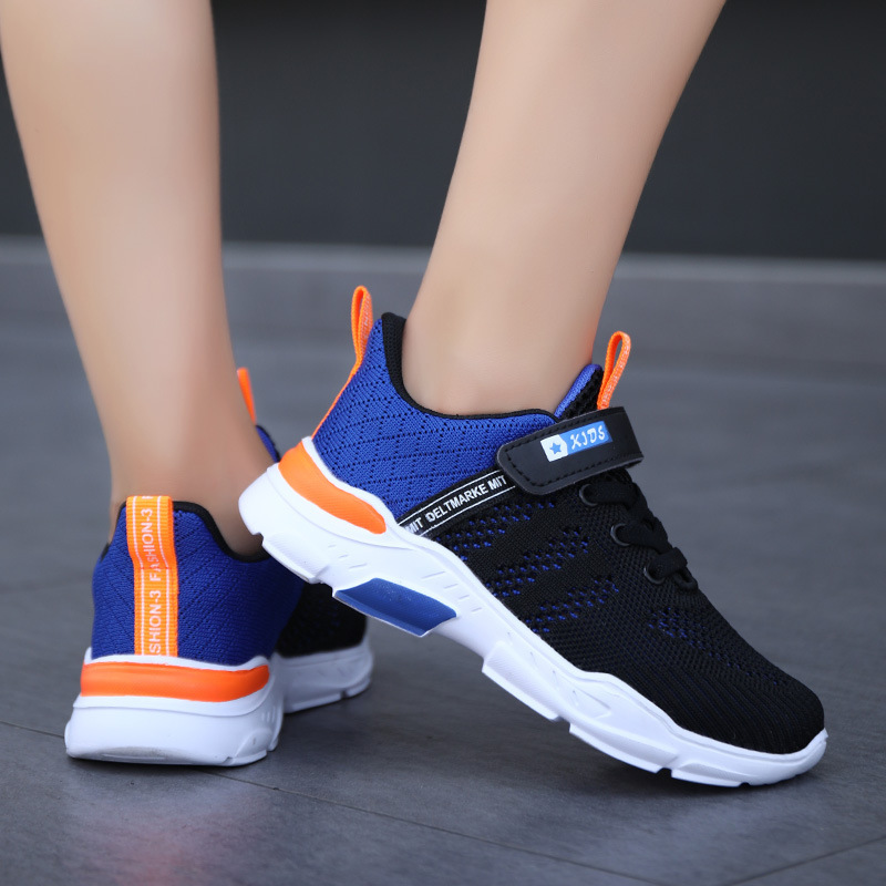 New Model Sports Shoes for Boys, Direct Sales, Children's Sports Mesh Casual Shoes for Spring and Summer, Kids' Mesh Shoes, Large Size 2025, Manufacturer