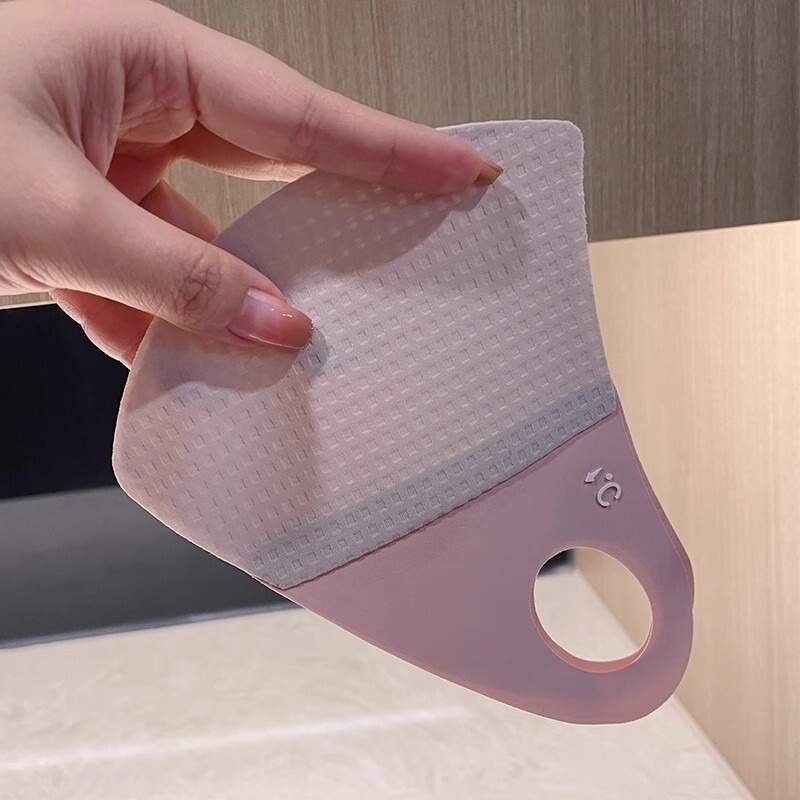 ヒアルロン酸3D立体日焼け止めマスク夏の氷糸マスク通気性水洗いマスク目尻保護紫外線防止|undefined