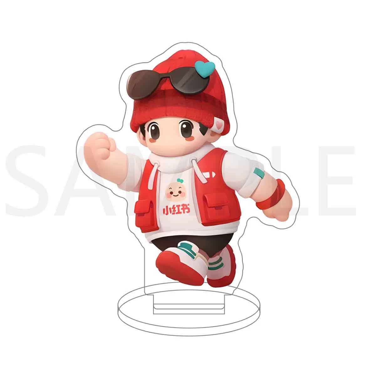 Игровые периферийные аксессуары Yuanmeng Star Acrylic Movement Xiaoli Cute Cartang Manpan Показывают Сладкий Оранжевый Meow Sun Shangxiang