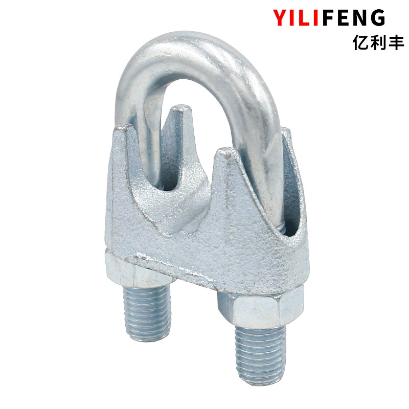 Американский стальной трос Патрон U-образный зажим для троса фиксация троса зажим фиксатор головки троса натяжитель