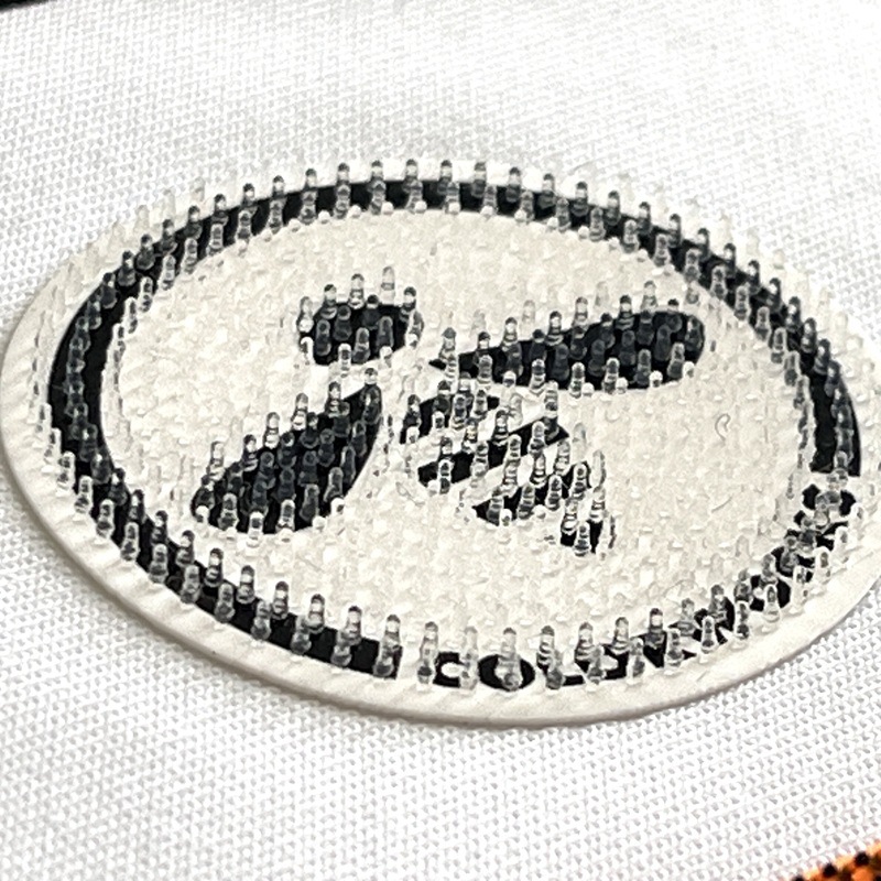 联泰毛刷硅胶热转印牙刷烫标针面立体烫画LOGO毛面转印标个性定制