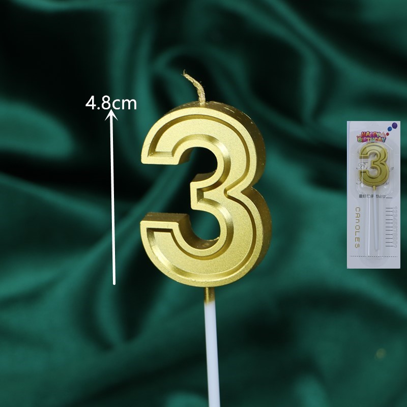 50 velas digitales de oro para el pastel de cumpleaños en caja independiente plata curva decoración de mesa de postres