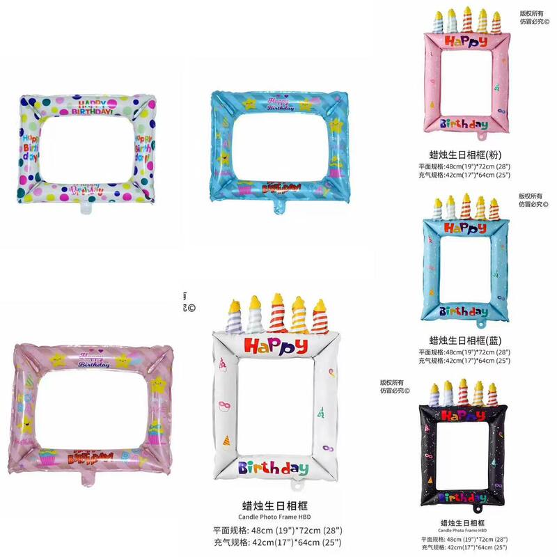Colorful Ins-Style Candles, Birthday Photo Frames, Aluminum Foil Balloons, Themed Holiday Birthday Party Decorations, Photo Frames Colorful Ins-Style Candles, Birthday Photo Frames, Aluminum Foil Balloons, Themed Holiday Birthday Party Decorations, Photo Frames
