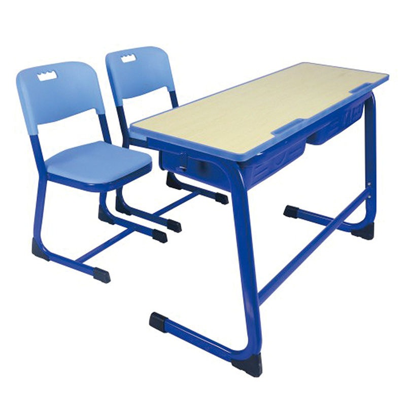Mesa y silla individual para estudiantes (primaria/secundaria), altura ajustable con tubo, fabricante para escuelas o centros de tutoría image 27
