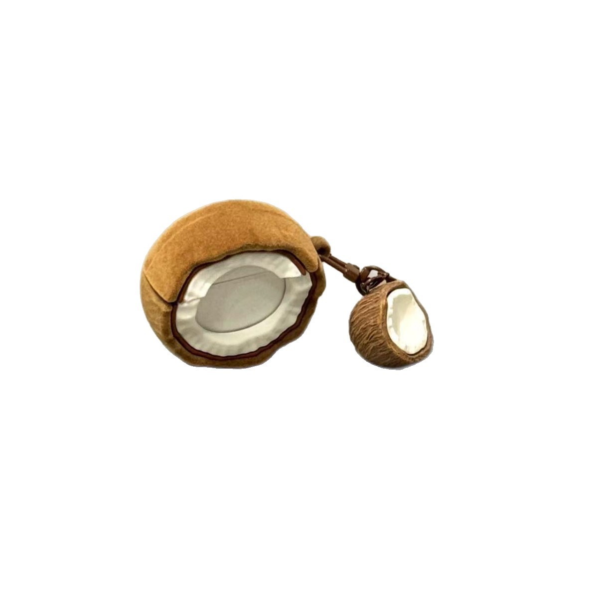 Verano estereoscópico coco cubierta de auriculares para airpods3 caída airpodsspro2 cascas de auriculares airpods4