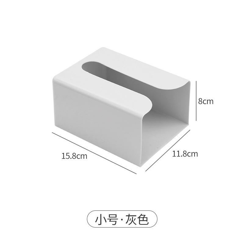厨房免打孔抽纸盒墙上壁挂式纸巾架创意简约塑料卫生间厕所纸巾盒|undefined