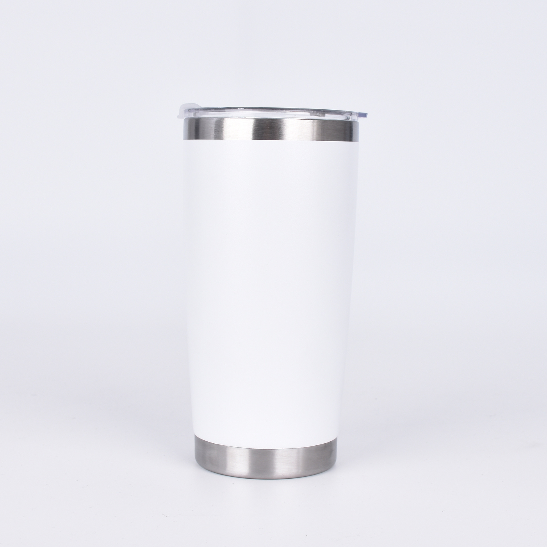 Vaso térmico de acero inoxidable 20oz con tapa, doble capa, ideal para cerveza o café, diseño minimalista