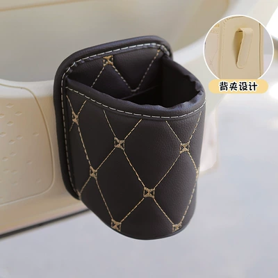 Car Door Side Storage Bucket, Car cup holder/beverage holder - black-storage-bucket-easy-to-store-waterproof-wear-resistant-and-scratch-resistant