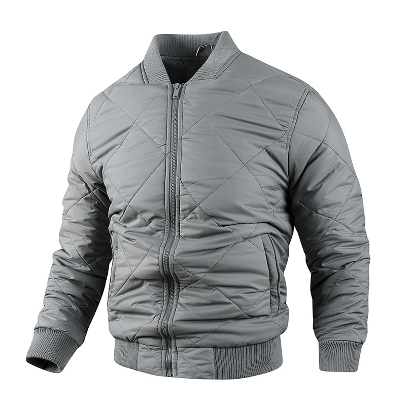 Foreign Trade Stand-Up Collar Jacket Men's Coat 2026 Winter Warm Workwear Jacket Baseball Casual Men's Cotton Coat Foreign Trade Stand-Up Collar Jacket Men's Coat 2026 Winter Warm Workwear Jacket Baseball Casual Men's Cotton Coat