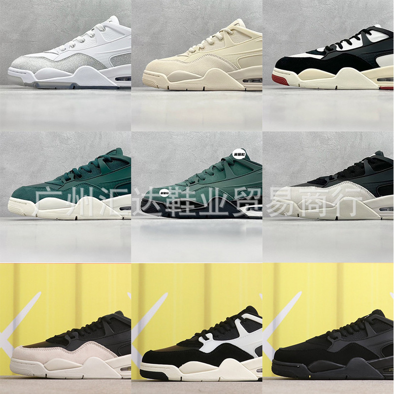 Putian shoes pure original aj 4 rm low retro basketball shoes co-named re-engraved leisure sneaker